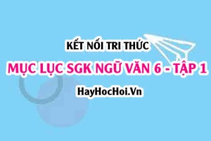 Mục lục SGK Ngữ Văn 6 Kết nối tri thức Tập 1